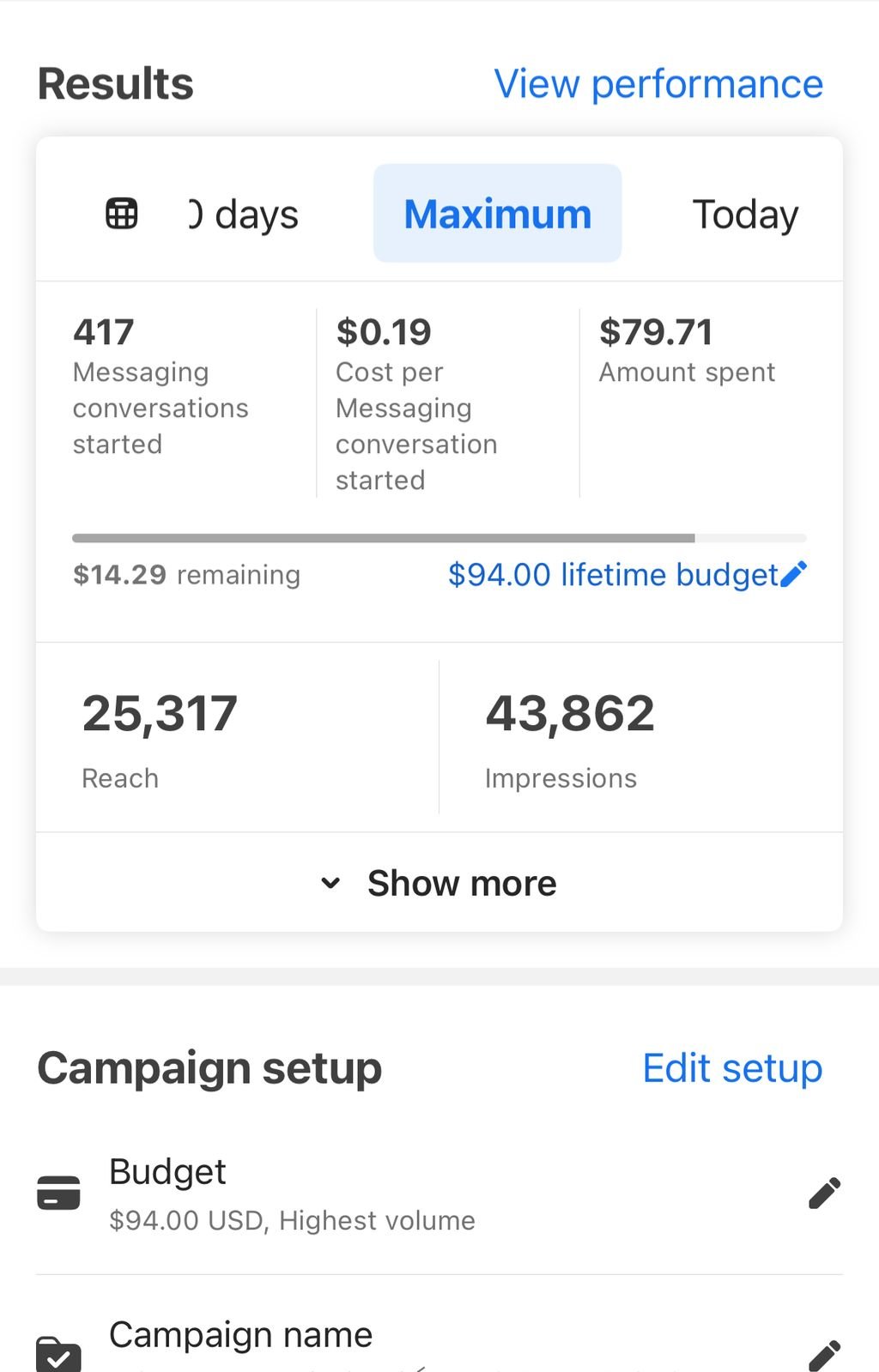 facebook ads results 1